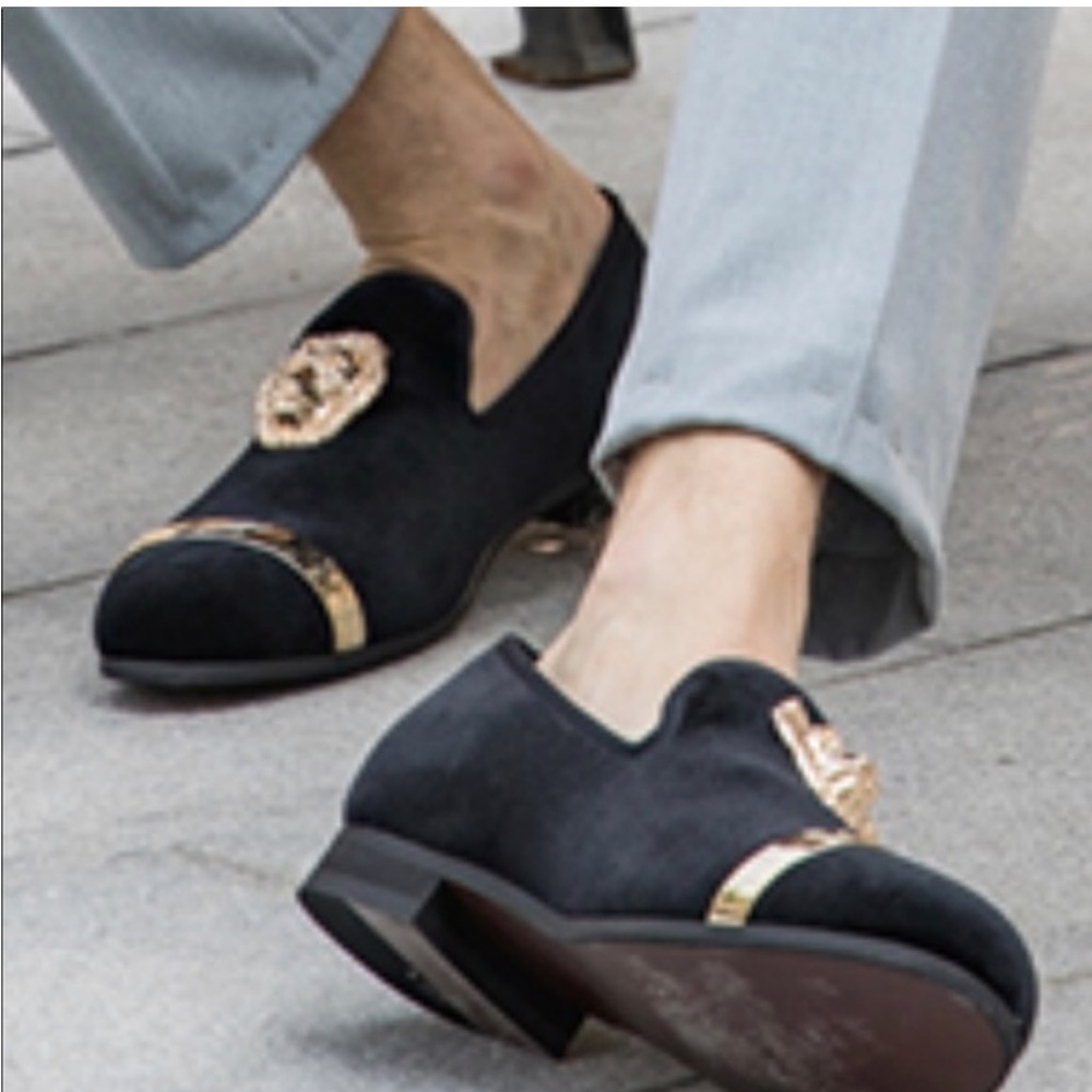 Jitai Men’s Velvet Loafer 11 Nwot Gem